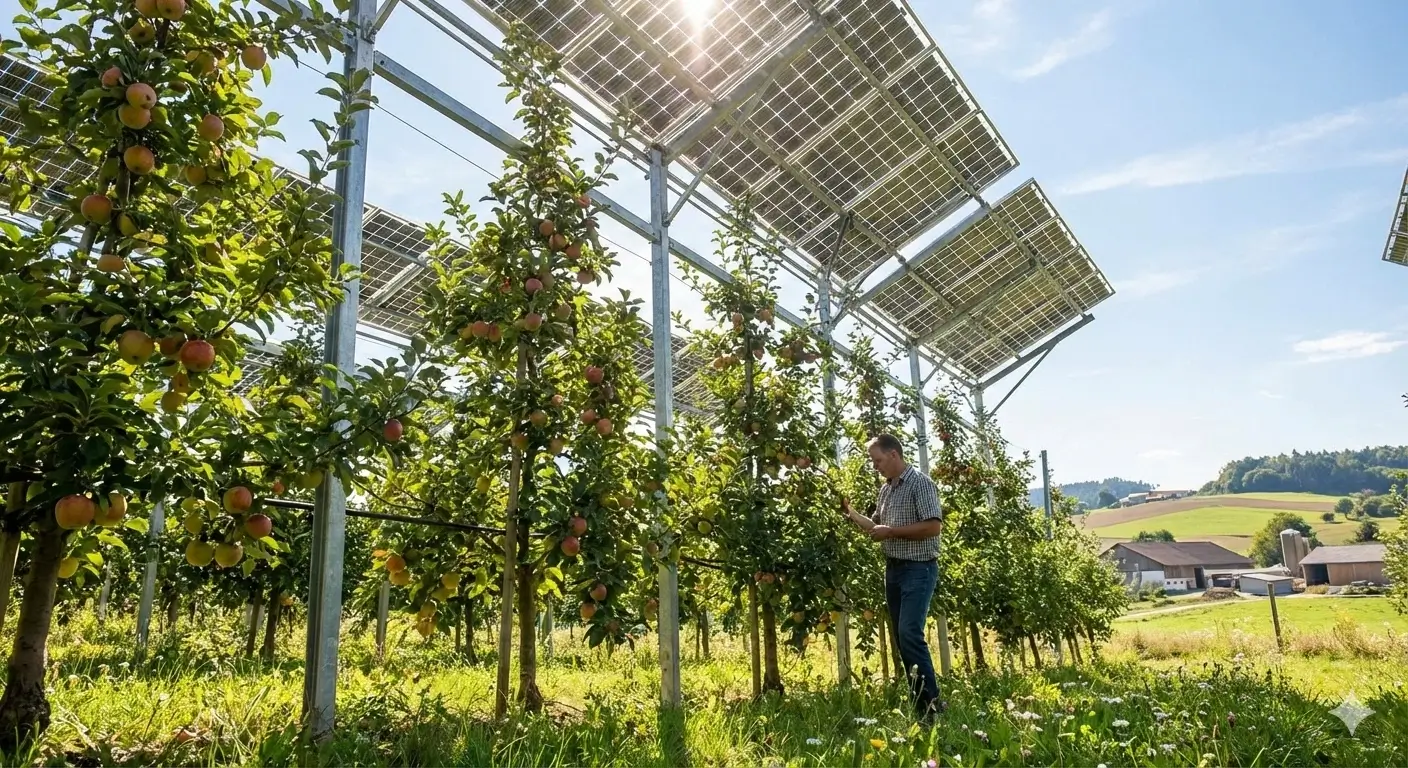 Agrivoltaico su colture